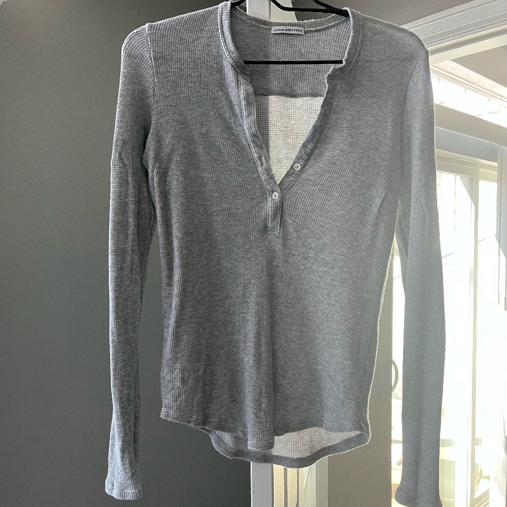 James Perse Long Sleeve Henley